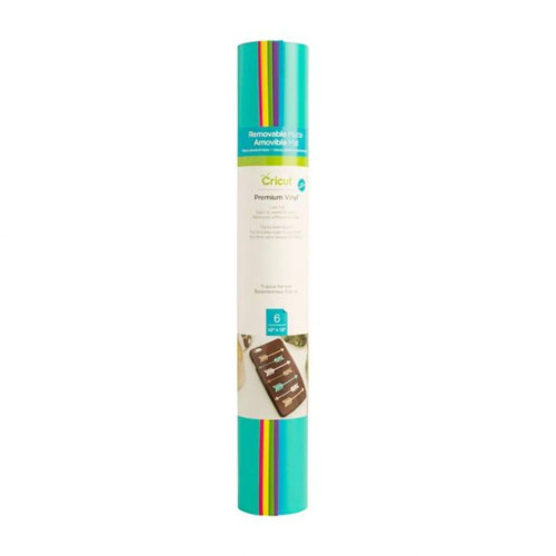 2004313 - Cricut Premium Vinyl Removable 30x30cm 6-Sheet Sampler (Tropical) - RCN - CC PREM VINYL REM TP 2004313 - Cricut Premium Vinyl Removable 30x30cm 6-Sheet Sampler (Tropical) - RCN - CC PREM VINYL REM TP