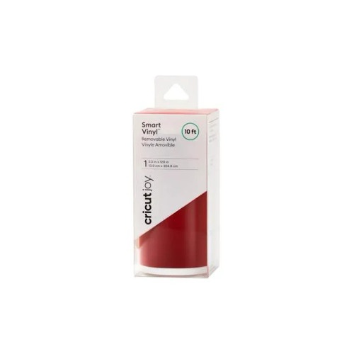 2008816 - Cricut Joy Smart Vinyl – Permanent Value Roll 13.9 cm x 304.8 cm (Cardinal Red) - RCN - CC SMART VINYL PERM 14X304 CR 2008816 - Cricut Joy Smart Vinyl – Permanent Value Roll 13.9 cm x 304.8 cm (Cardinal Red) - RCN - CC SMART VINYL PERM 14X304 CR