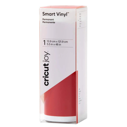 2009835 - Cricut Joy Permanent Smart Vinyl Red 13.9x121.9cm - RCN - CC 2009835 2009835 - Cricut Joy Permanent Smart Vinyl Red 13.9x121.9cm - RCN - CC 2009835
