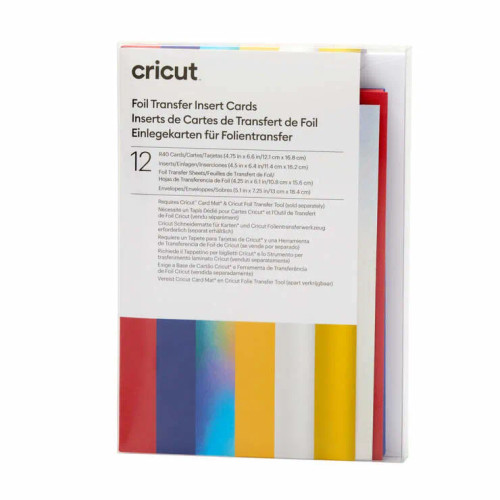 2009477 - Cricut Insert Cards Foil Celebration R40 12.1x16.8cm 12-Pack - RCN - CC 2009477 2009477 - Cricut Insert Cards Foil Celebration R40 12.1x16.8cm 12-Pack - RCN - CC 2009477