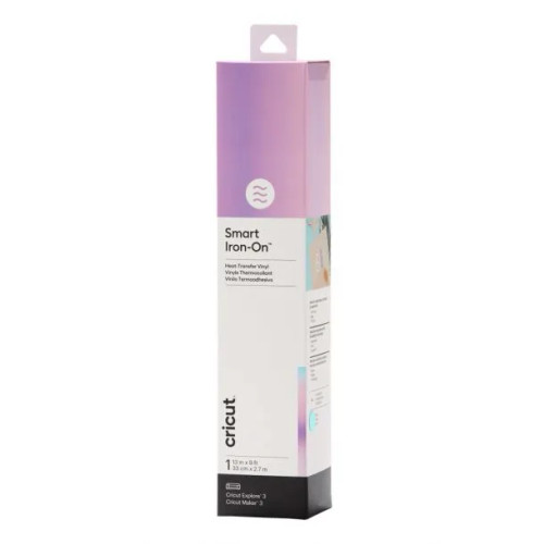 Cricut Smart Iron-On Holographic, Heat transfer vinyl roll, Pink, Pattern, 330 mm, 2.7 m Cricut Smart Iron-On Holographic, Heat transfer vinyl roll, Pink, Pattern, 330 mm, 2.7 m