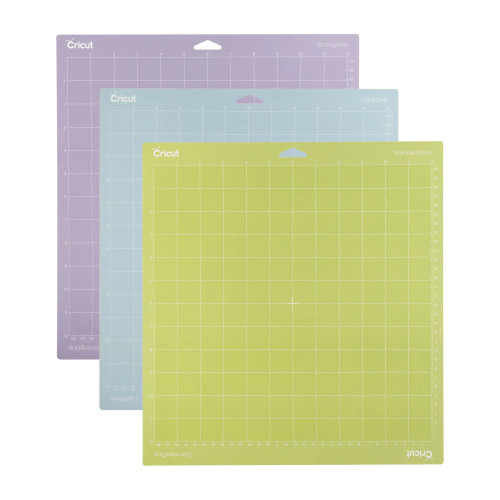 2003546; Cricut Explore/Maker LightGrip-Standard-StrongGrip Machine Mat (30x30cm) 3-pack - RCN - CC 3PACK MATS 30X30 2003546; Cricut Explore/Maker LightGrip-Standard-StrongGrip Machine Mat (30x30cm) 3-pack - RCN - CC 3PACK MATS 30X30