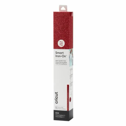 2008675 - Cricut Smart Iron-on 33x91cm 1 sheet (Glitter Red) - RCN - CC MK IRON ON 30X90CM GLITTER RD 2008675 - Cricut Smart Iron-on 33x91cm 1 sheet (Glitter Red) - RCN - CC MK IRON ON 30X90CM GLITTER RD