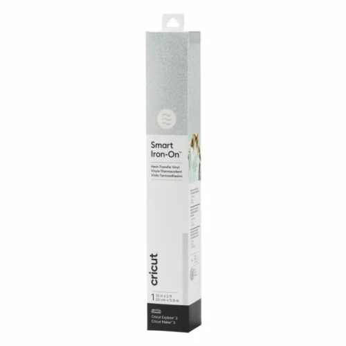 Cricut Smart Iron-On, Heat transfer vinyl roll, White, Monotone, Glitter, 330 mm, 90 cm