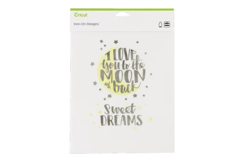 2004995 - CRICUT IRON ON DESIGNS LOVE YOU TO THE MOON 8.5X12
