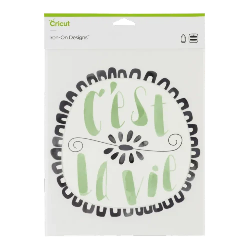 2004946 - CRICUT IRON ON DESIGNS CEST LE VIE 8.5X12