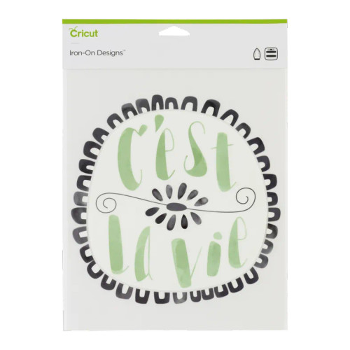 2004946 - Cricut Iron On Designs Cest Le Vie 21.5x30cm - RCN - CC IRON ON DS CLV 2004946 - Cricut Iron On Designs Cest Le Vie 21.5x30cm - RCN - CC IRON ON DS CLV