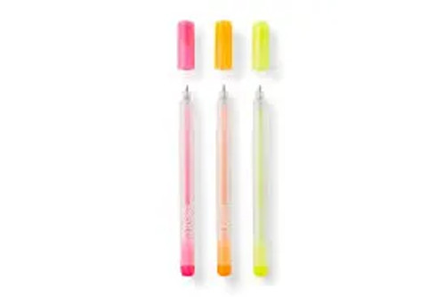 2009963 - Cricut 3 Glitter Gel Pens (0.8 mm) in Neon Pink; Neon Orange; Neon Yellow - RCN - CC 2009963 2009963 - Cricut 3 Glitter Gel Pens (0.8 mm) in Neon Pink; Neon Orange; Neon Yellow - RCN - CC 2009963