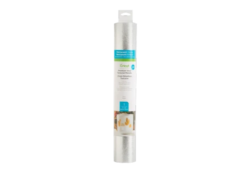 2005227 - CRICUT PREMIUM TEXTURED METALLIC VINYL SILVER 12X4
