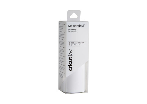 Cricut Joy Smart Vinyl Permanent 5.5x48" (White), Permanent, White, Vinyl, 121.9 cm, 139.7 mm Cricut Joy Smart Vinyl Permanent 5.5x48" (White), Permanent, White, Vinyl, 121.9 cm, 139.7 mm