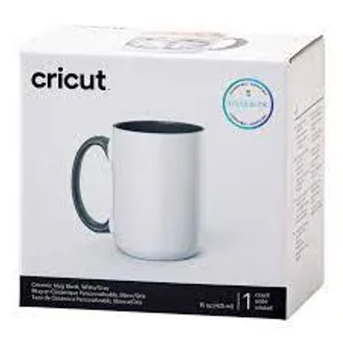 2009330 - Cricut 440ml Beveled Ceramic Mug Blank Grey 1pc - RCN - CC 2009330 2009330 - Cricut 440ml Beveled Ceramic Mug Blank Grey 1pc - RCN - CC 2009330