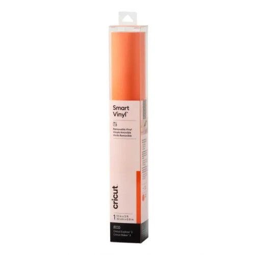 Cricut Smart Vinyl Removable, Heat transfer vinyl roll, Orange, Monochromatic, Glossy, 330 mm, 900 mm