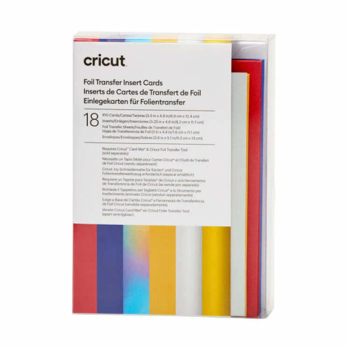 2009476 - Cricut Insert Cards Foil Celebration R10 8.9x12.4cm 18-Pack - RCN - CC 2009476 2009476 - Cricut Insert Cards Foil Celebration R10 8.9x12.4cm 18-Pack - RCN - CC 2009476