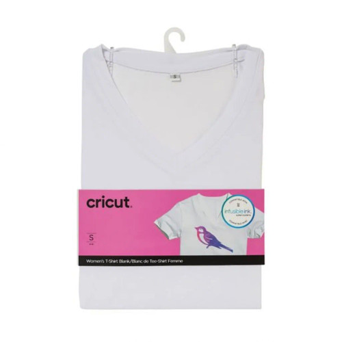 2007906: Cricut Infusible Ink Women's White T-Shirt (S) - RCN - CC INF INK F.SHIRT S 2007906: Cricut Infusible Ink Women's White T-Shirt (S) - RCN - CC INF INK F.SHIRT S