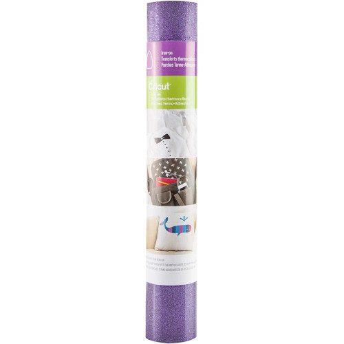 2003242 - Cricut Glitter Iron-On 30x48cm (Grape) - RCN - CC GLITTER IRON ON GP 2003242 - Cricut Glitter Iron-On 30x48cm (Grape) - RCN - CC GLITTER IRON ON GP