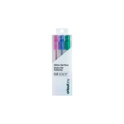 2007080 - Cricut Joy Medium Point Gel Pen Set 3-pack (Glitter Pink; Blue; Green) 0.8mm - RCN - CC MED POINT GEL PEN PK BL GN 2007080 - Cricut Joy Medium Point Gel Pen Set 3-pack (Glitter Pink; Blue; Green) 0.8mm - RCN - CC MED POINT GEL PEN PK BL GN