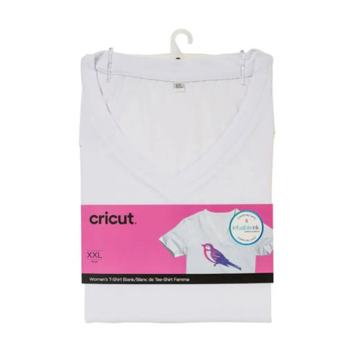 2007910: Cricut Infusible Ink Women's White T-Shirt (XXL) - RCN - CC INF INK F.SHIRT XXL 2007910: Cricut Infusible Ink Women's White T-Shirt (XXL) - RCN - CC INF INK F.SHIRT XXL