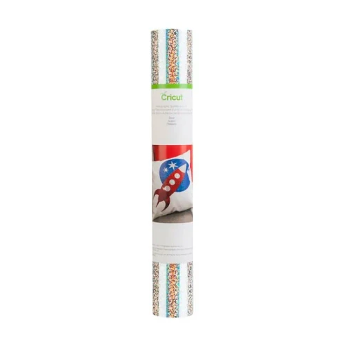 Cricut Holographic Sparkle Iron-on, Heat transfer vinyl roll, Multicolour, Pattern, 305 mm, 61 cm