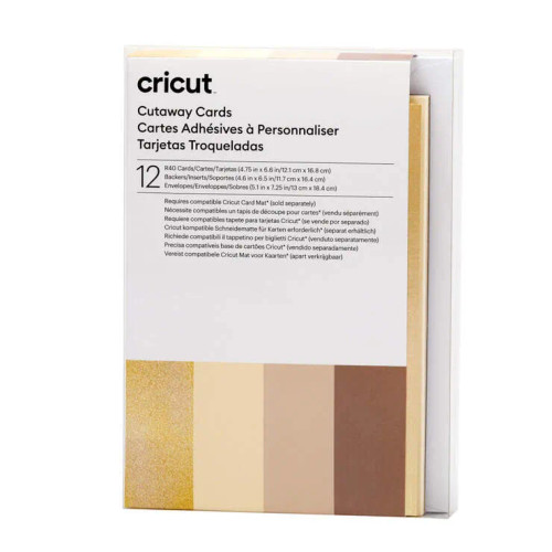 Cricut 2009486, Cream, Grey, Khaki, Monochromatic, 121 mm, 168 mm, 12 sheets Cricut 2009486, Cream, Grey, Khaki, Monochromatic, 121 mm, 168 mm, 12 sheets