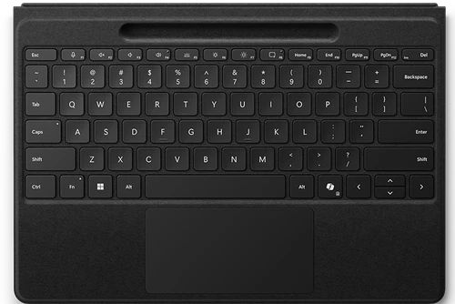 Microsoft Surface Pro Flex Type Cover - Black - No Pen Included - TAR - ZRA-00014-TAR