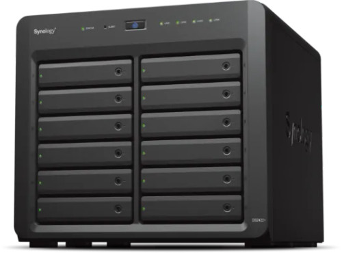 12-Bay Plus series Desktop NAS; expandable up to 24 bays with expansion unit. - RCN - Synology DS2422+ 12-Bay Plus series Desktop NAS; expandable up to 24 bays with expansion unit. - RCN - Synology DS2422+