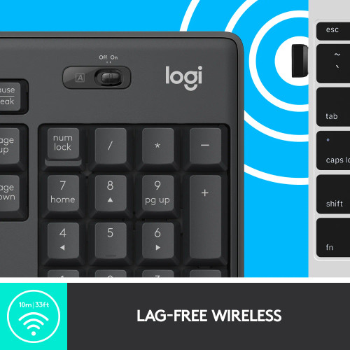 920-009800 - LOGI MK295 Wireless keyboard and mouse Combo Desktop Silent GRAPHITE - RCN - LOGI MK295 920-009800 920-009800 - LOGI MK295 Wireless keyboard and mouse Combo Desktop Silent GRAPHITE - RCN - LOGI MK295 920-009800