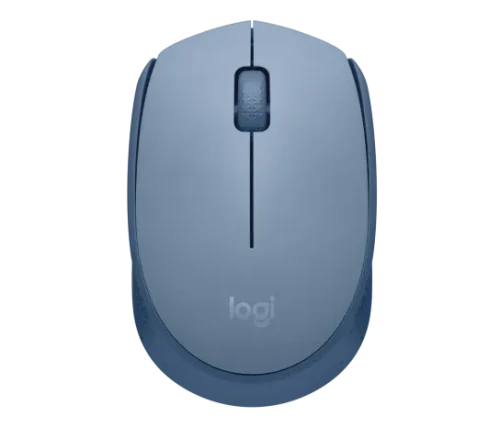 Logitech M171, Ambidextrous, Optical, RF Wireless, Blue