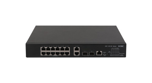 H3C S5130S-16S-PWR-EI L2 Ethernet Switch with 12*10/100/1000Base-T PoE+ Ports, 2*10/100/1000Base-T Ports and 2*1G/10GBas - TAR - 9801A3FP H3C S5130S-16S-PWR-EI L2 Ethernet Switch with 12*10/100/1000Base-T PoE+ Ports, 2*10/100/1000Base-T Ports and 2*1G/10GBas - TAR - 9801A3FP