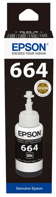 Epson T6641 Ecotank Black ink bottle (70ml) 4000 pages @ 5% coverage