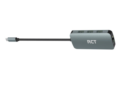 RCT USB type C 6 in 1 hub with HDMI; 3 X USB 3.0; RJ45 and USB C Power Pass-through - RCN - RCT DS-GN601C RCT USB type C 6 in 1 hub with HDMI; 3 X USB 3.0; RJ45 and USB C Power Pass-through - RCN - RCT DS-GN601C