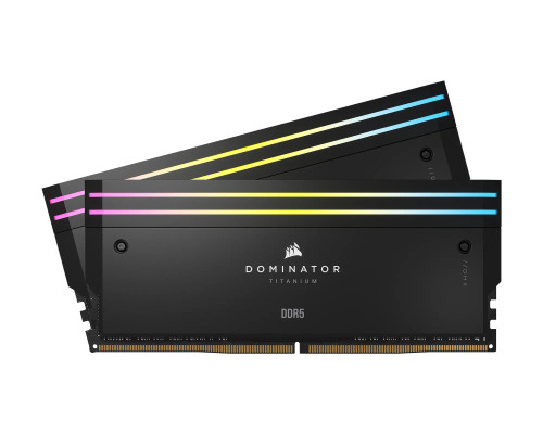 Corsair DOMINATOR TITANIUM 48GB (2 x 24GB) DDR5 7200 CL36-46-46-116 1.40V Intel XMP - BLACK - RCN - CMP48GX5M2X7200C36 Corsair DOMINATOR TITANIUM 48GB (2 x 24GB) DDR5 7200 CL36-46-46-116 1.40V Intel XMP - BLACK - RCN - CMP48GX5M2X7200C36