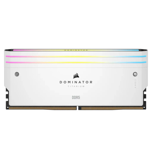 Corsair DOMINATOR TITANIUM 48GB (2 x 24GB) DDR5 7200 CL36-46-46-116 1.40V Intel XMP - WHITE - RCN - CMP48GX5M2X7200C36W Corsair DOMINATOR TITANIUM 48GB (2 x 24GB) DDR5 7200 CL36-46-46-116 1.40V Intel XMP - WHITE - RCN - CMP48GX5M2X7200C36W