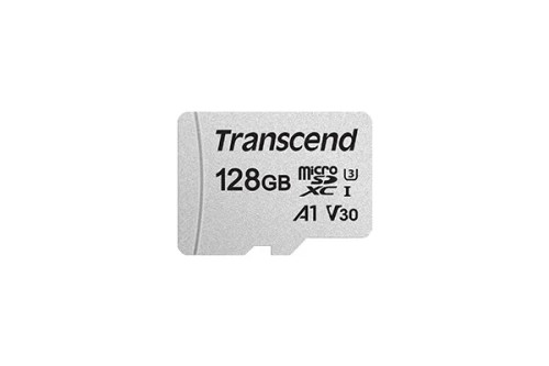 TRANSCEND 128GB MICRO SDXC C 10 UHS-I U1/U3 V30 A1 WITH ADAPTOR - RCN - TS128GUSD300S-A TRANSCEND 128GB MICRO SDXC C 10 UHS-I U1/U3 V30 A1 WITH ADAPTOR - RCN - TS128GUSD300S-A