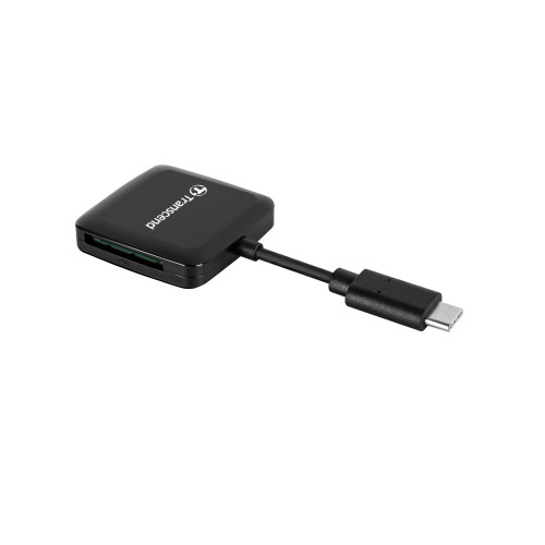 Transcend USB 3.2 Gen1 Type C ( 5 Gbps) SD & MicroSD Card Reader - RCN - TS-RDC3 Transcend USB 3.2 Gen1 Type C ( 5 Gbps) SD & MicroSD Card Reader - RCN - TS-RDC3