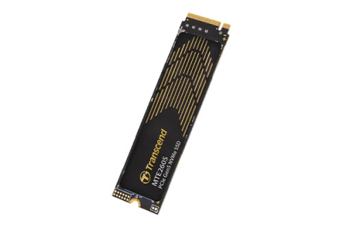TRANSCEND 2TB MTE260S PCI-E GEN 5X4 M.2 NVMe 2280 SSD 3D NAND -14000 MB/s Read 11000 MB/s Write- Graphen Heat Spreader - - RCN - TS2TMTE260S TRANSCEND 2TB MTE260S PCI-E GEN 5X4 M.2 NVMe 2280 SSD 3D NAND -14000 MB/s Read 11000 MB/s Write- Graphen Heat Spreader - - RCN - TS2TMTE260S