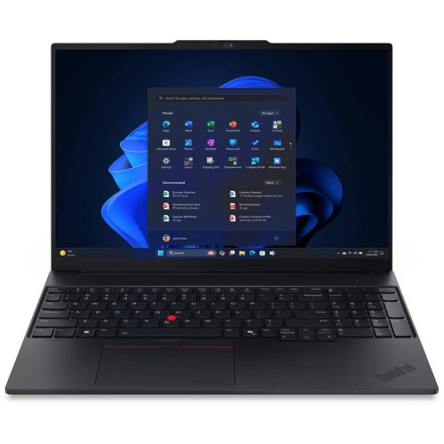 Lenovo E16 G3 IAL, U7-255H, 16GB DDR5, 512GB SSD M.2 2242 TLC G4, Integrated, Windows 11 Pro 64, 16.0" WUXGA AG 300nits, - TAR - 21SR005UZA Lenovo E16 G3 IAL, U7-255H, 16GB DDR5, 512GB SSD M.2 2242 TLC G4, Integrated, Windows 11 Pro 64, 16.0" WUXGA AG 300nits, - TAR - 21SR005UZA
