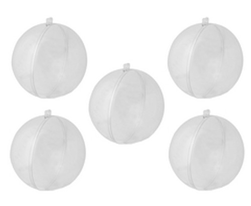 5-Pack Fillable Christmas Bauble Set - GSR -P2796Q-5Piece 5-Pack Fillable Christmas Bauble Set - GSR -P2796Q-5Piece
