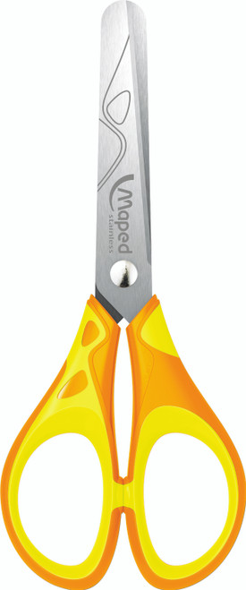 MAPED Neon Scissor 13cm Essential Soft - Card - Colour NOT Guaranteed-464400