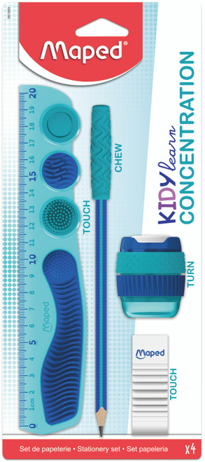 MAPED KidyLearn Focus Stationery Set 4PC-981889