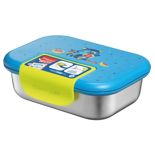 MAPED Picnik Miniz Stainless Steel Lunch Box 900ml Raccoon-874001