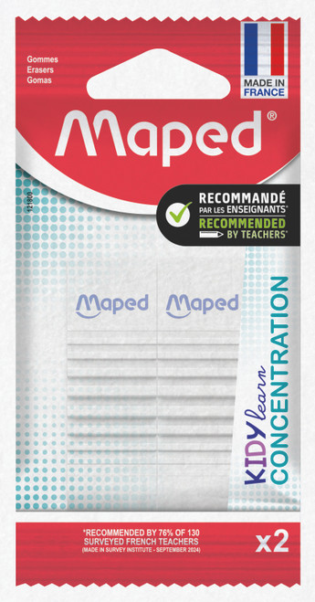MAPED KidyLearn Focus Eraser 2's-121800