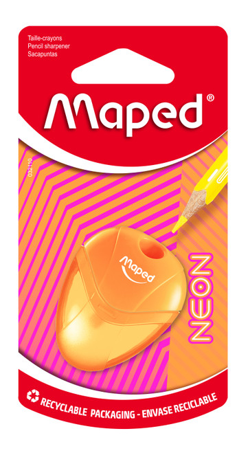 MAPED Neon Sharpener 1 Hole Igloo - Colour Not Guaranteed-032110