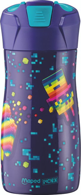 MAPED Pixel Picnik Stainless Steel Water Bottle 430ml-871298