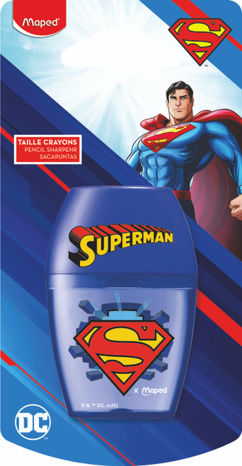 MAPED Superman Sharpener 1 Hole Shaker-034034