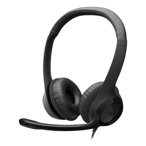 Clear audio for video meetings with a simple plug and play USB- C connection and a noise- cancelling mic. Mic boom can b - TAR - 981-001576-TAR