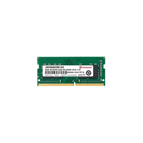 TRANSCEND 16GB JET MEMORY DDR4 2666MHZ NOTEBOOK SO-DIMM 2RX8 1GX8 CL19 - RCN - JM2666HSB-16G TRANSCEND 16GB JET MEMORY DDR4 2666MHZ NOTEBOOK SO-DIMM 2RX8 1GX8 CL19 - RCN - JM2666HSB-16G