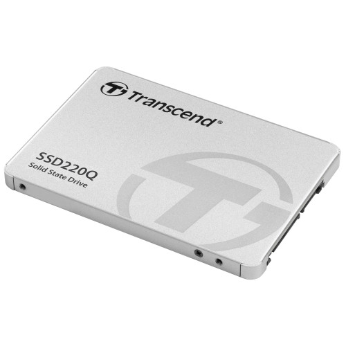 TRANSCEND 1TB SSD220Q 2.5'' SSD DRIVE - SATA III QLC with SLC cache - 550MB/s Read 500MB/s Write - 200 TBW - RCN - TS1TSSD220Q TRANSCEND 1TB SSD220Q 2.5'' SSD DRIVE - SATA III QLC with SLC cache - 550MB/s Read 500MB/s Write - 200 TBW - RCN - TS1TSSD220Q