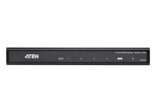 ATEN VS184A, HDMI, 4x HDMI, 4096 x 2160 pixels, Black, 15 m, 3840 x 2160, 4096 x 2160