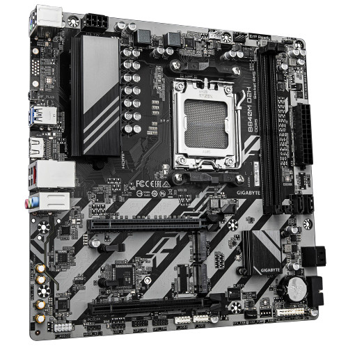 GIGABYTE AMD B840 Chipset for AMD AM5; 2x Dual DDR5; 2x M2; 1x HDMI GIGABYTE AMD B840 Chipset for AMD AM5; 2x Dual DDR5; 2x M2; 1x HDMI
