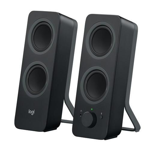 Logitech Z207 Bluetooth Speakers Black. Dual Bluetooth support, 3.5mm input, Easy-Switch, 10W peak, volume controls - TAR - 980-001295-TAR
